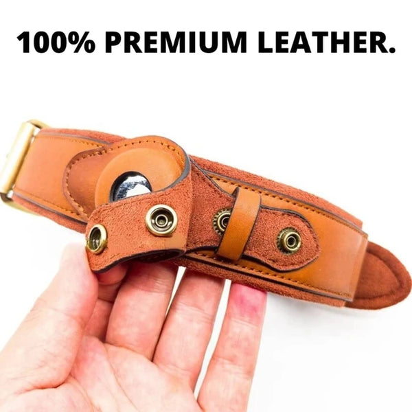 Leather AirTag Collar